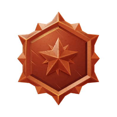 Rookie rank badge